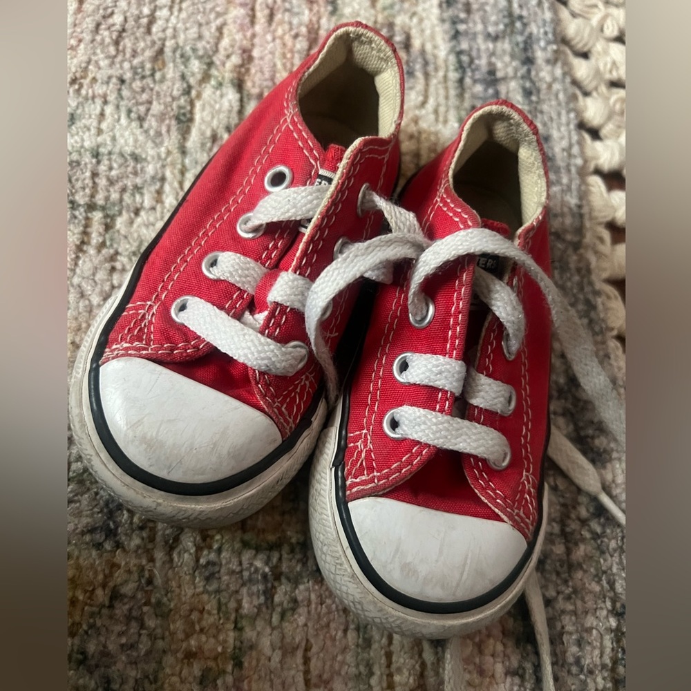 Toddler converse Red